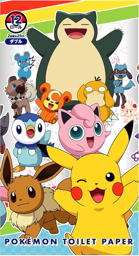 Amazon.co.jp: 大分製紙 ポケットモンスター トイレットペーパー